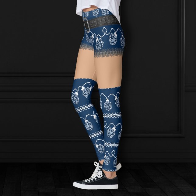 Leggings Bleu RPG | Imaginaire Tabletop Jeu (Créateur téléchargé)