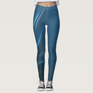 Leggings Bleus de remous