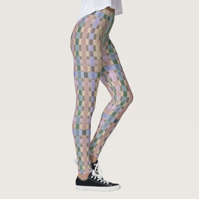 Leggings Bloquer les légendes d'impression (Droite)