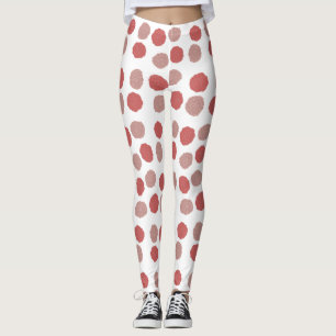 Leggings  Blossements roses