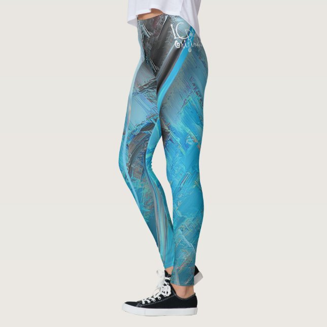 Leggings Blue Designer (Gauche)