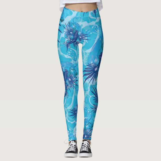 Leggings Blue Dragon Marine Creator (Devant)
