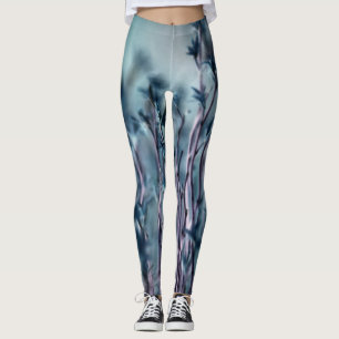 Leggings Blue Grass Dream Abstrait