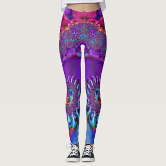 Leggings ~ blue purple pink ~ Original