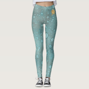 Leggings Blue Sea/Dolphin Design