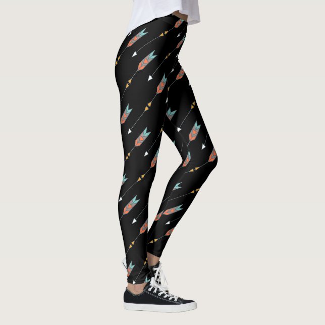Leggings Bohémien audacieux tribal du motif | Boho de (Droite)