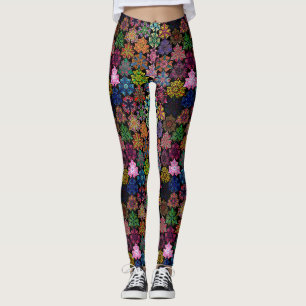 Leggings Boho coloré Mandala Motif