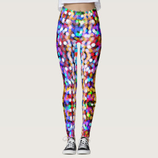 Leggings Bokeh Abstrait