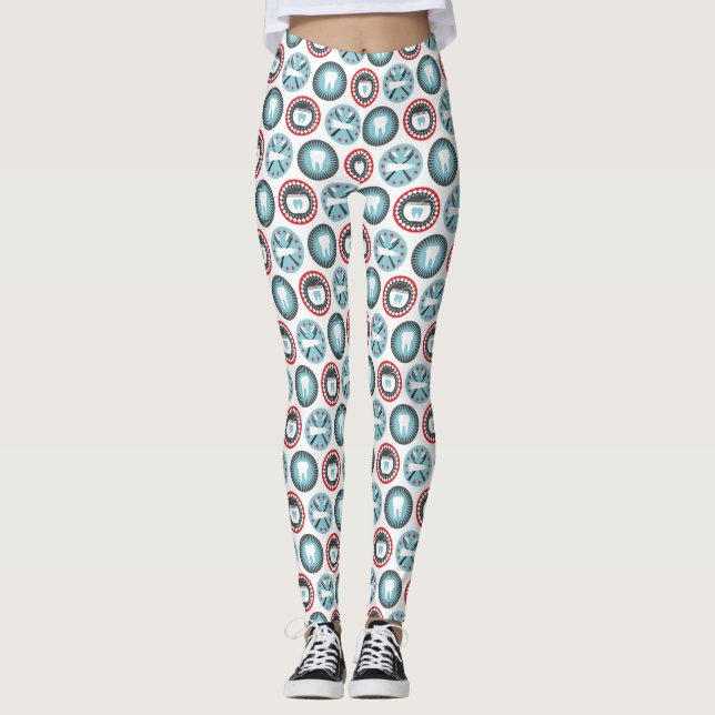 Leggings Bold Dentistry Pattern (Devant)