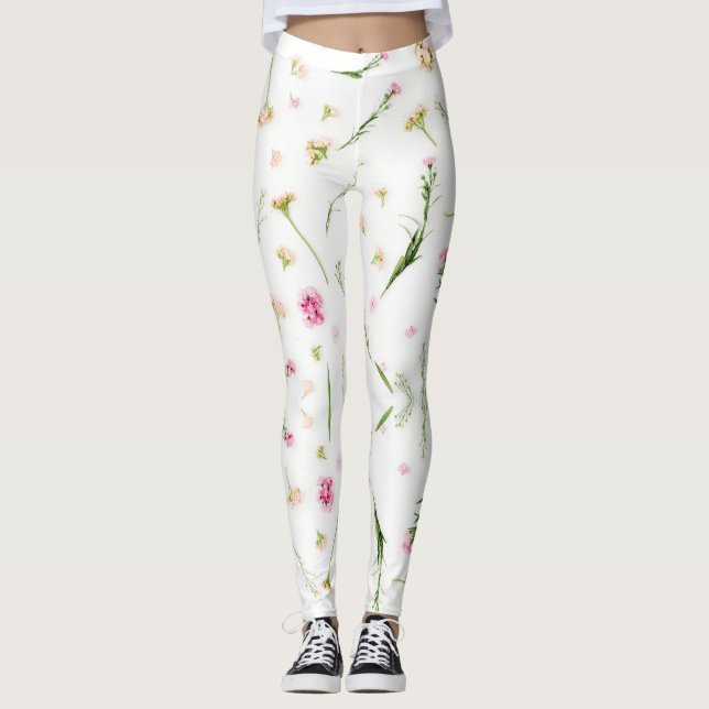 Leggings Bondage entre Fleur a Leaf (Devant)