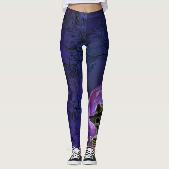 Leggings Boney James Dances de Moonlight, Skeleton (Devant)