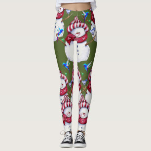 Leggings bonhomme de neige