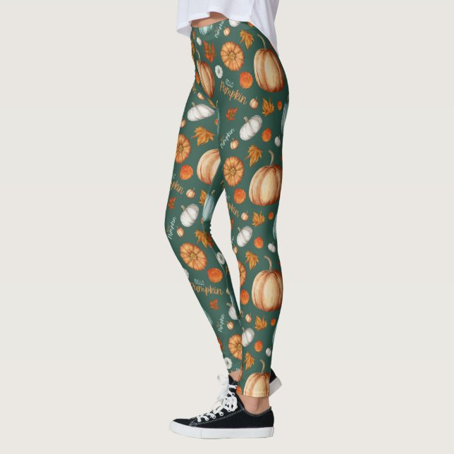 Leggings Bonjour Citrouille (Gauche)