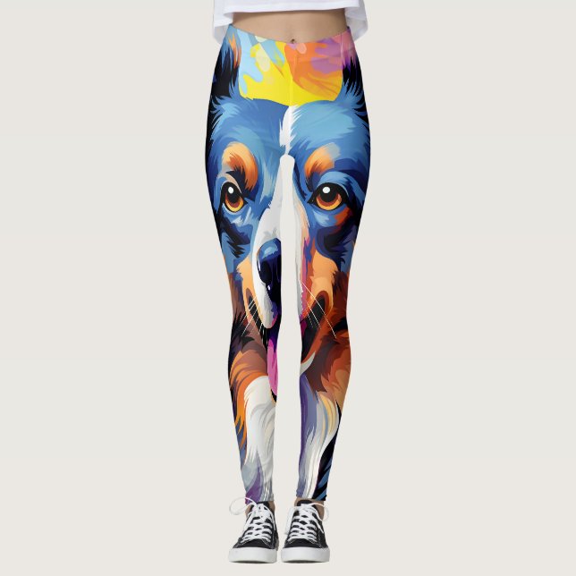 Leggings Bonne aquarelle Sunny Puppy (Devant)