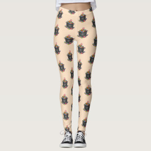 Leggings Bonnet de bonbon ou de traitement Cauldron