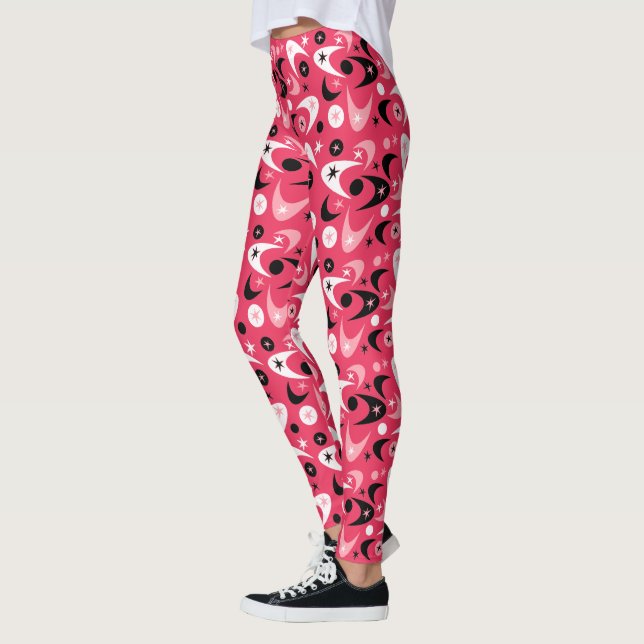 Leggings Boomerangs du milieu du siècle (Gauche)