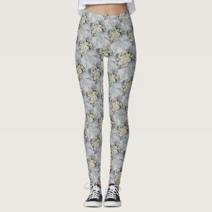 LEGGINGS BOUQUET BLANC DAISY