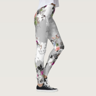 Leggings bouquet de fleurs