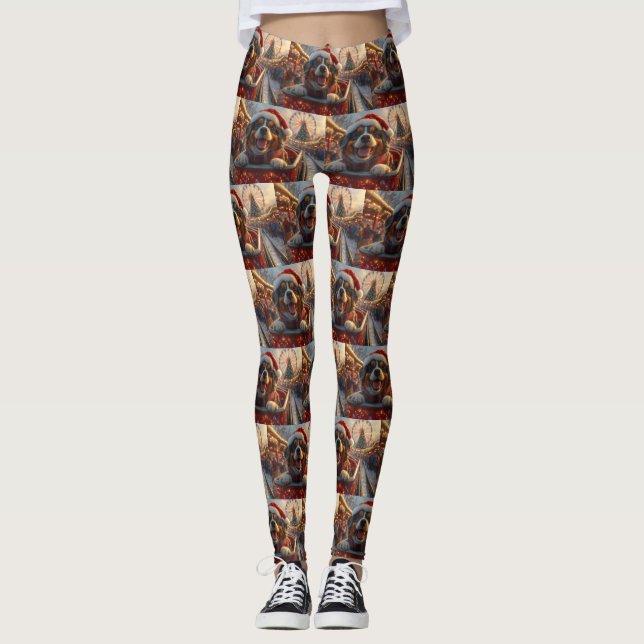 Leggings Bouviers des Flandres Dessous de verre à rouleaux  (Devant)