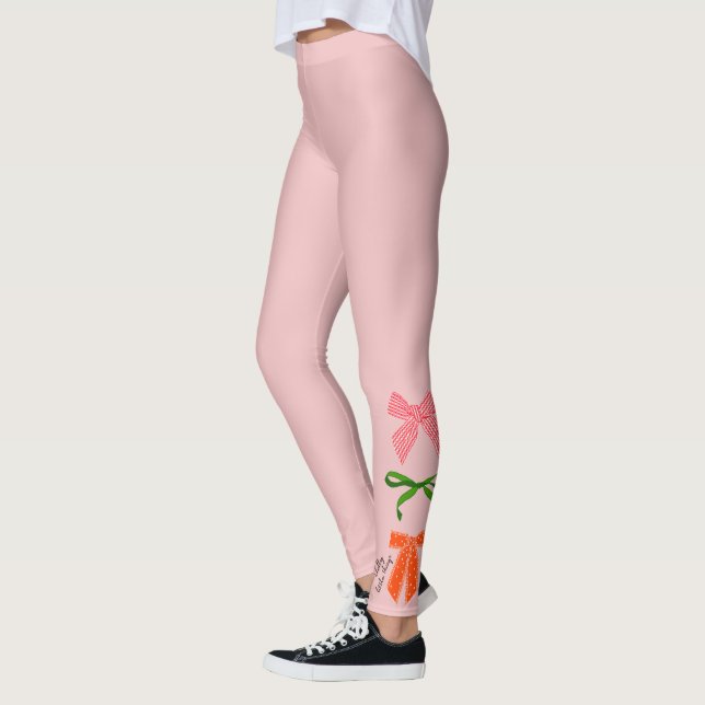 Leggings Bow Jolly Little Things Christmas  (Gauche)
