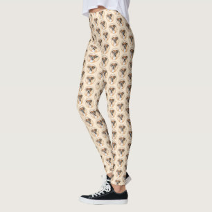 Leggings Boxer Dog Peinture Non Décroché Art animal origina