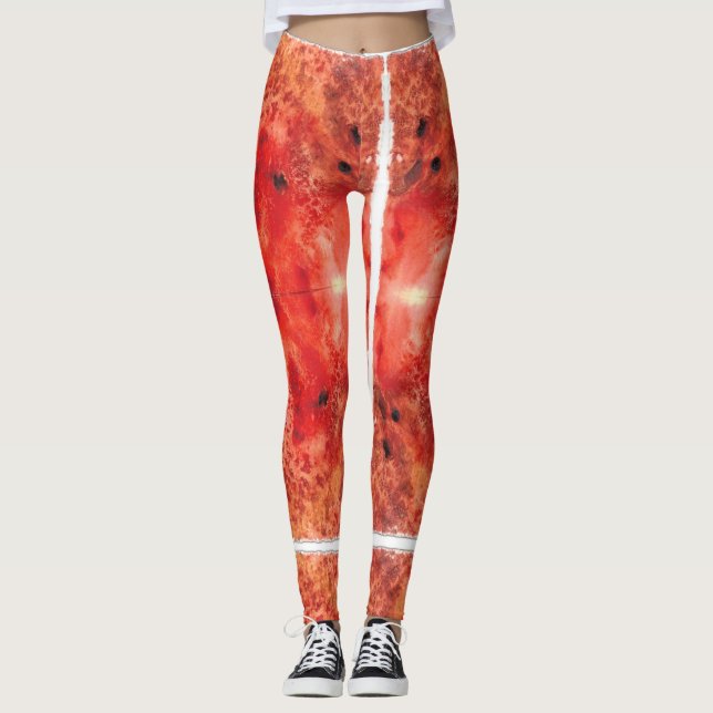 Leggings Braises Se Déployant (Devant)