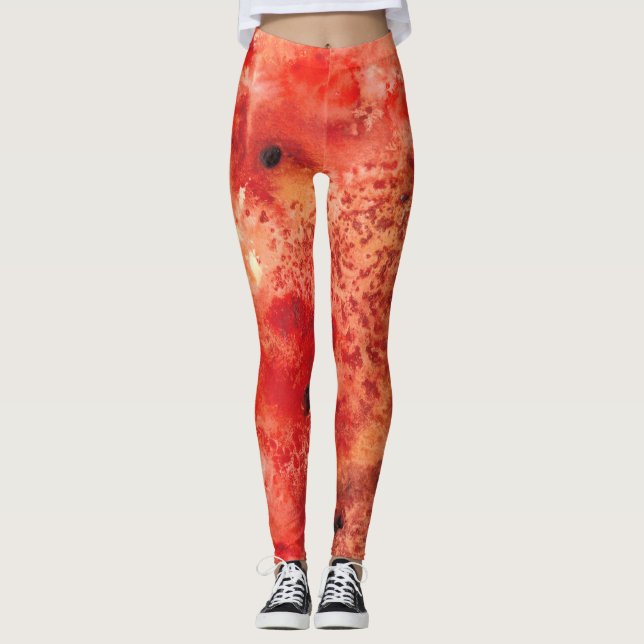 Leggings Braises Se Déployant (Devant)