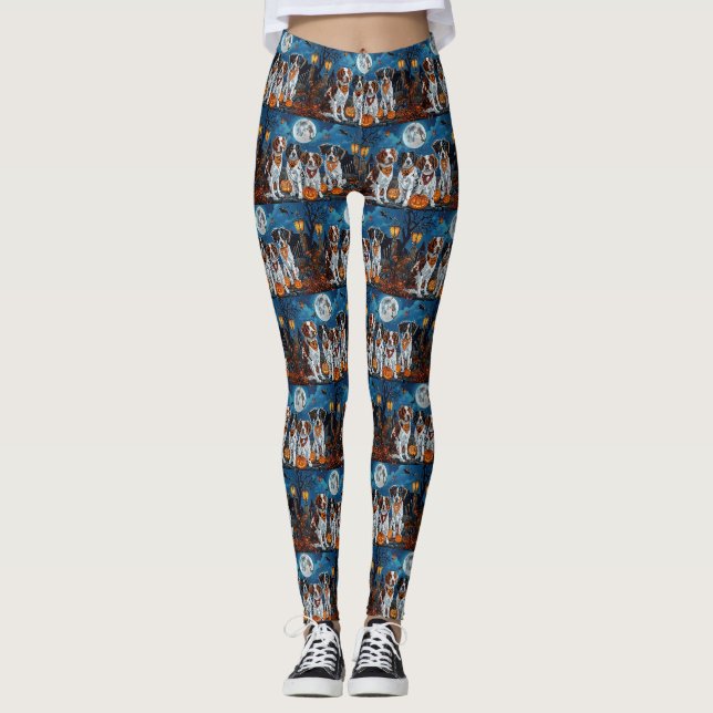 Leggings Bretagne Espagne Halloween Éffrayant (Devant)