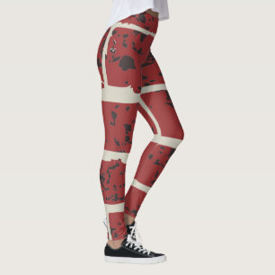 Leggings Brique rouge-Brown   Zazzle_Growshop.
