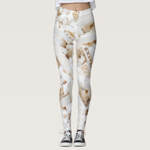 Leggings briques blanches