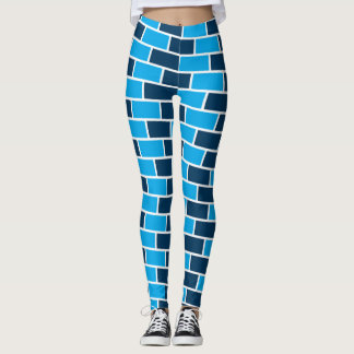 Leggings Briques bleues