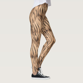Leggings Bronze Léger Tiger Strip Safari Bronze Léger