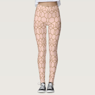 Leggings Brosse et or Boho moderne Boho Glam géométrique