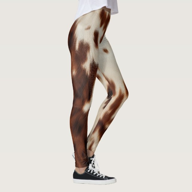 Leggings Brown noir blanc (Droite)