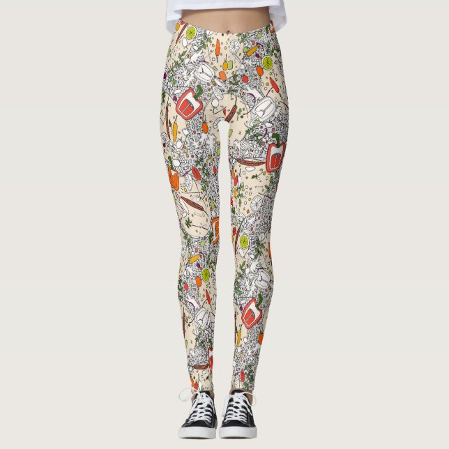 Leggings bruit de taco (Devant)