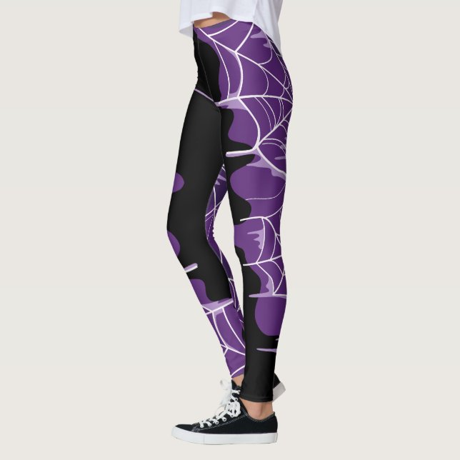 Leggings Brume d'araignée violette (Gauche)