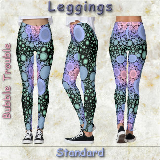 LEGGINGS - Bubble Trouble - Abstract Design