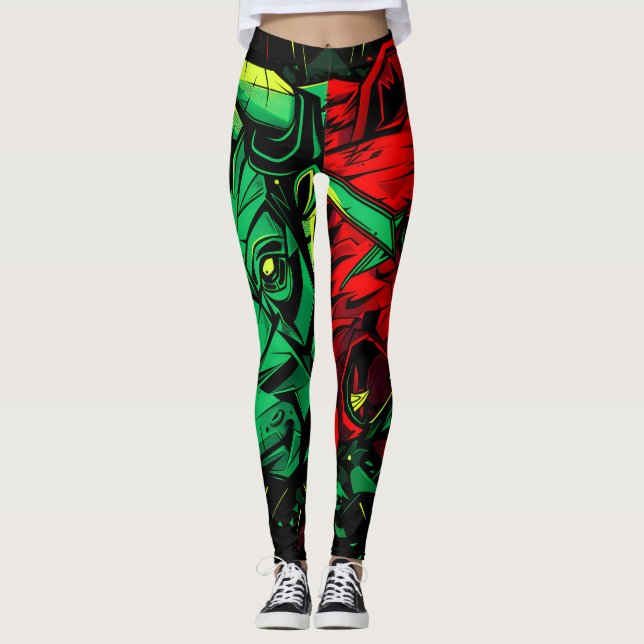 Leggings Bull Bear Duel Forces (Devant)