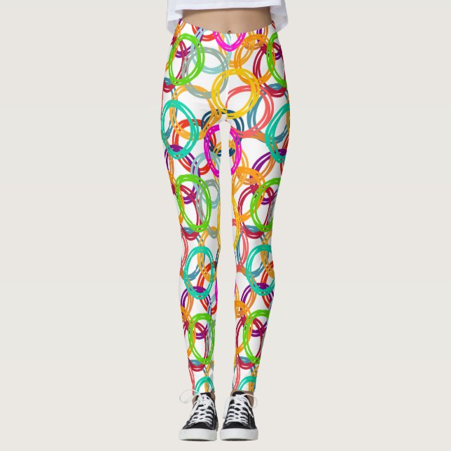 Leggings Bulles, bulles partout (Devant)