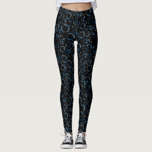 Leggings Bulles Motif 02.FR.b Black BG