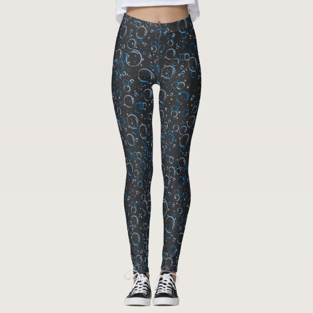 Leggings Bulles Motif 02.FR.b Dgrey BG (Devant)