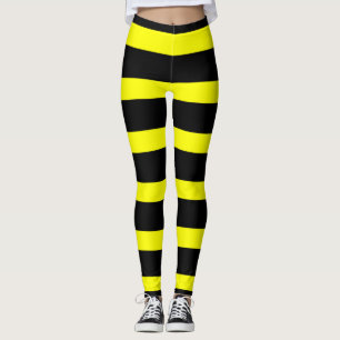 Leggings Bumble Bee Stripes Costume jaune et noir