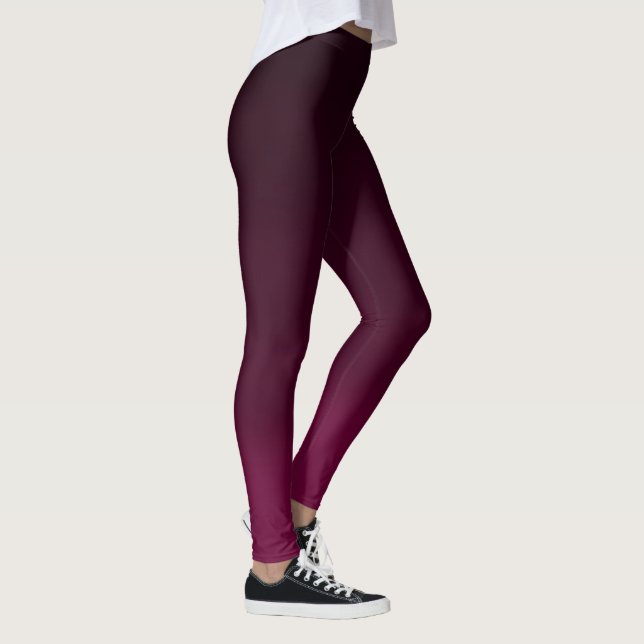 Leggings Burgundy Waves  (Droite)