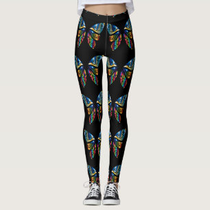 LEGGINGS BUTTERFLITS YOGA PANTS LEGINGS