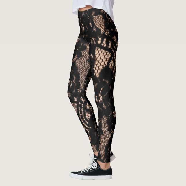 Leggings Cabaret Black Lace (Gauche)