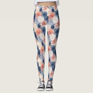 Leggings Cadeau d'anniversaire | Floral sans couture