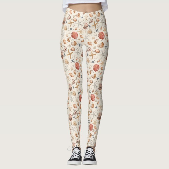 Leggings Cadeau d'anniversaire | La Mer Est Émotion Incarné (Devant)