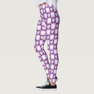 Leggings Cadeau de la Saint-Valentin Cœurs Célestes Mauve P