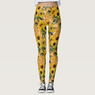 Leggings Cadeaux de tournesol | Faites-Le Comme Un Tourneso
