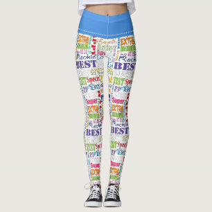 Leggings Cadeaux Uniques Et Spéciaux De Fête Du 21E Anniver